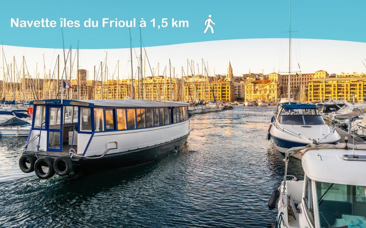 Aux Pieds De La Bonne Mere - Centre - Wifi Марсель Екстер'єр фото